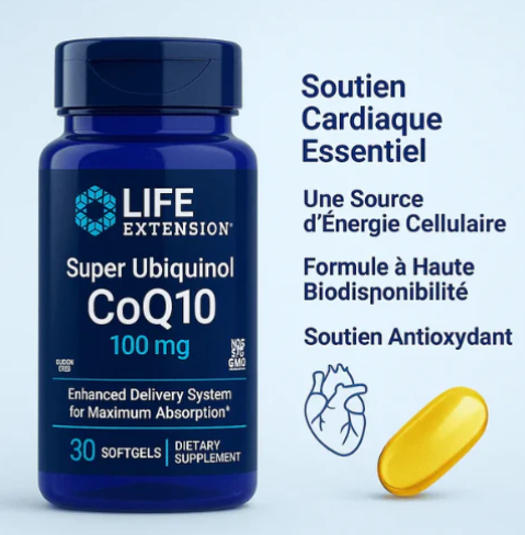 Complément Ubiquinol, Soutien Cardiaque