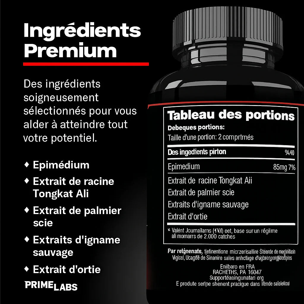 TESTOSTERONE BOOSTER™ | Booster Naturel de Testostérone
