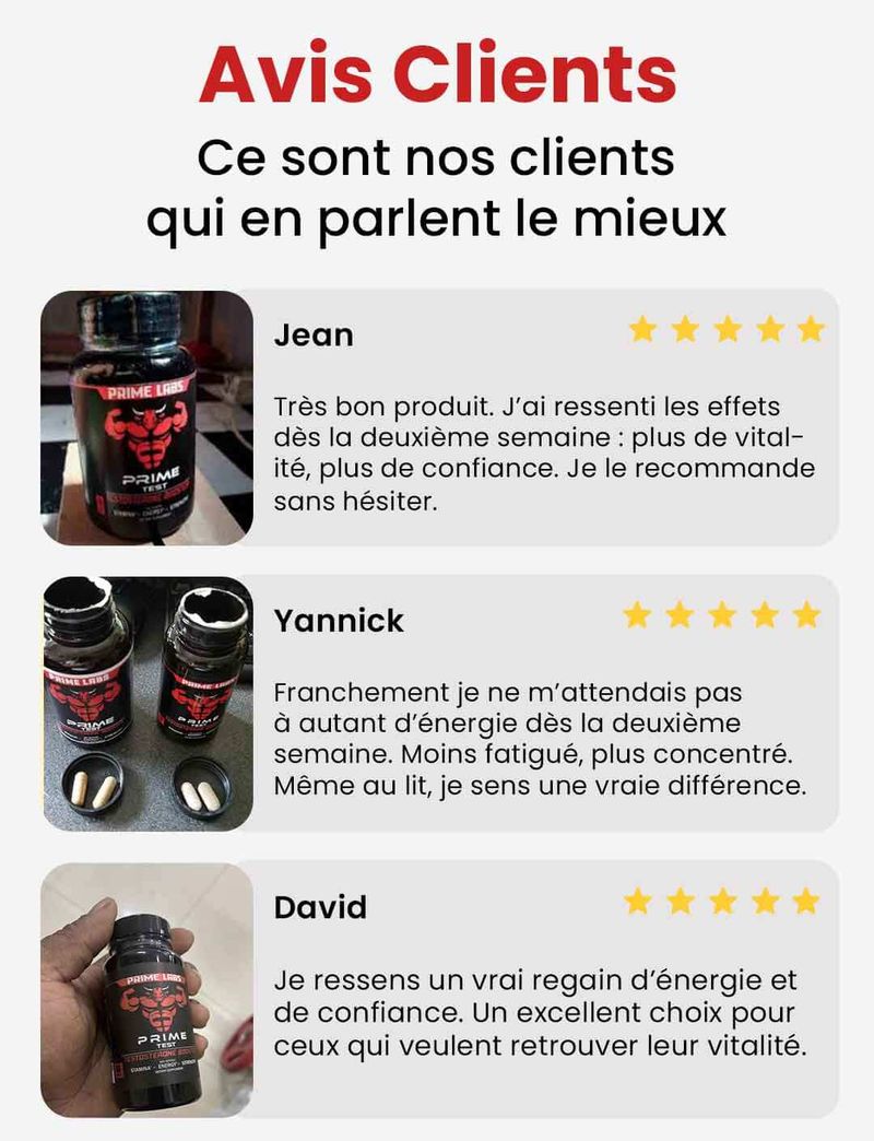 TESTOSTERONE BOOSTER™ | Booster Naturel de Testostérone