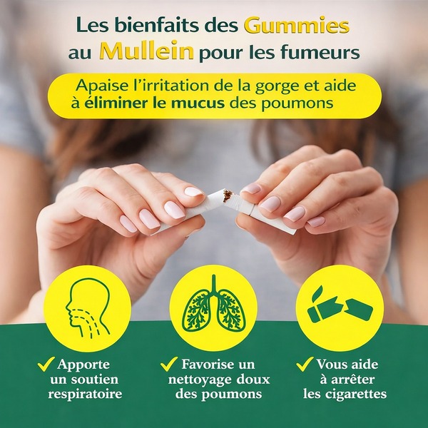 Mullein Gummies -complément alimentaire à base de plantes