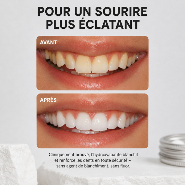 KOJEK Comprimés de dentifrice à 5 % d'hydroxyapatite