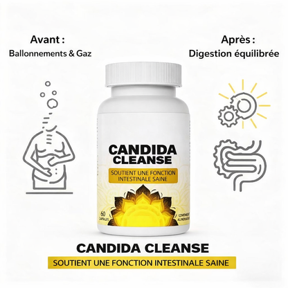 Candida Cleanse Gélules d'extrait de feuilles d'origan - probiotiques pour la santé intestinale