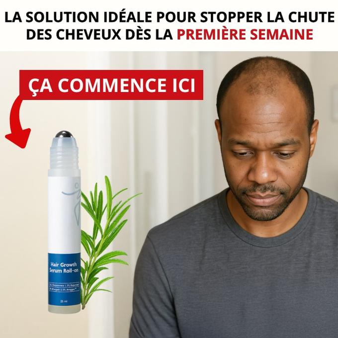 Sérum roll-on pour la croissance des cheveux