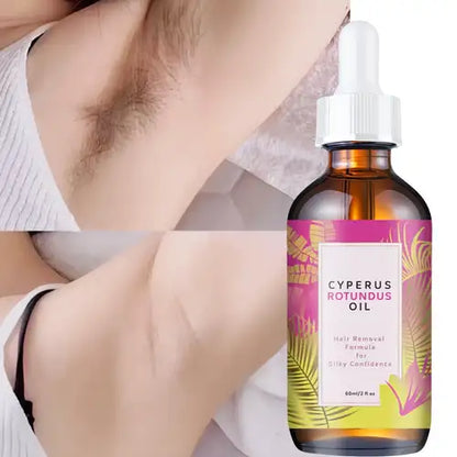 Huile de Cyperus Rotundus -Huile naturelle pour l'épilation et la réduction de la pilosité