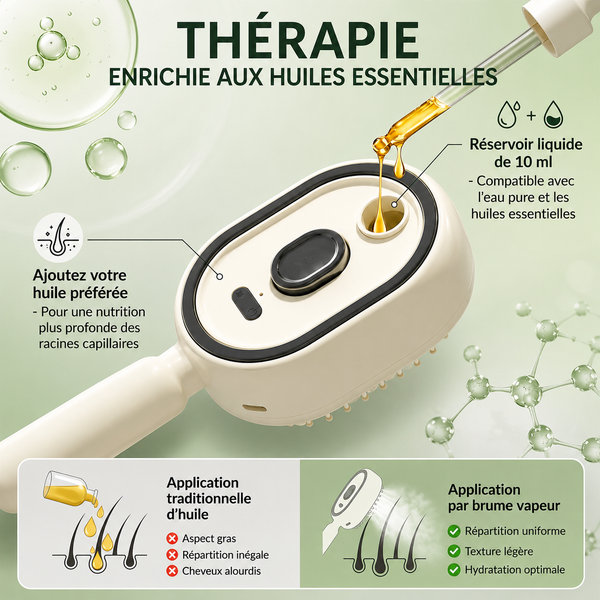 Brosse à Vapeur Professionnelle Sans Fil