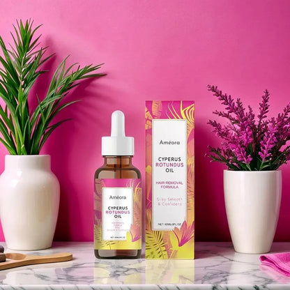 Huile de Cyperus Rotundus -Huile naturelle pour l'épilation et la réduction de la pilosité