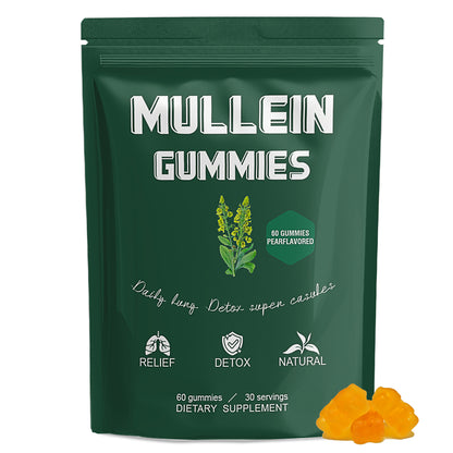 Mullein Gummies -complément alimentaire à base de plantes