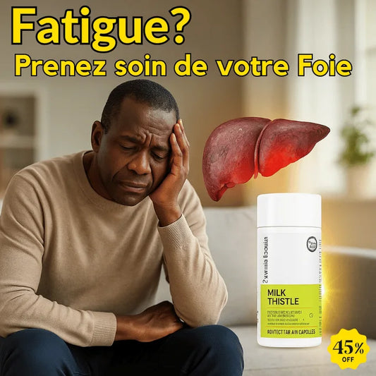 Capsules détoxifiantes au chardon marie - Soutien et nettoyage du foie