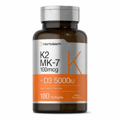 Capsules Molles pour Soutenir la Solidité des Os -Vitamine D3 + K2