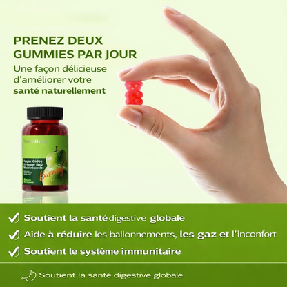 Bonbons Gélifiés au Vinaigre de Cidre de Pomme-Graisse Minceur