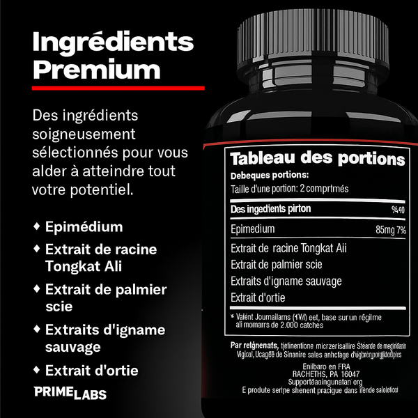 TESTOSTERONE BOOSTER™ | Booster Naturel de Testostérone