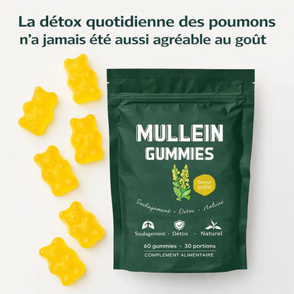 Mullein Gummies -complément alimentaire à base de plantes
