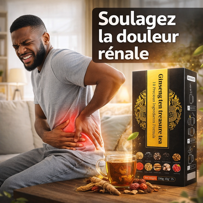 Thé au ginseng Six Treasure, thé pour les reins et le foie, boisson saine, aux herbes chinoises