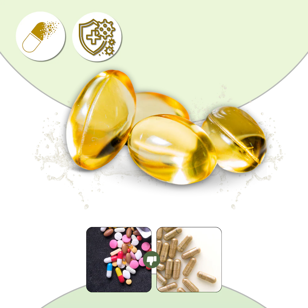 Capsules d' Huile d'origan et de nigelle -Supplément d'origan