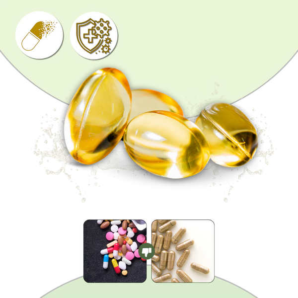 Capsules d' Huile d'origan et de nigelle -Supplément d'origan