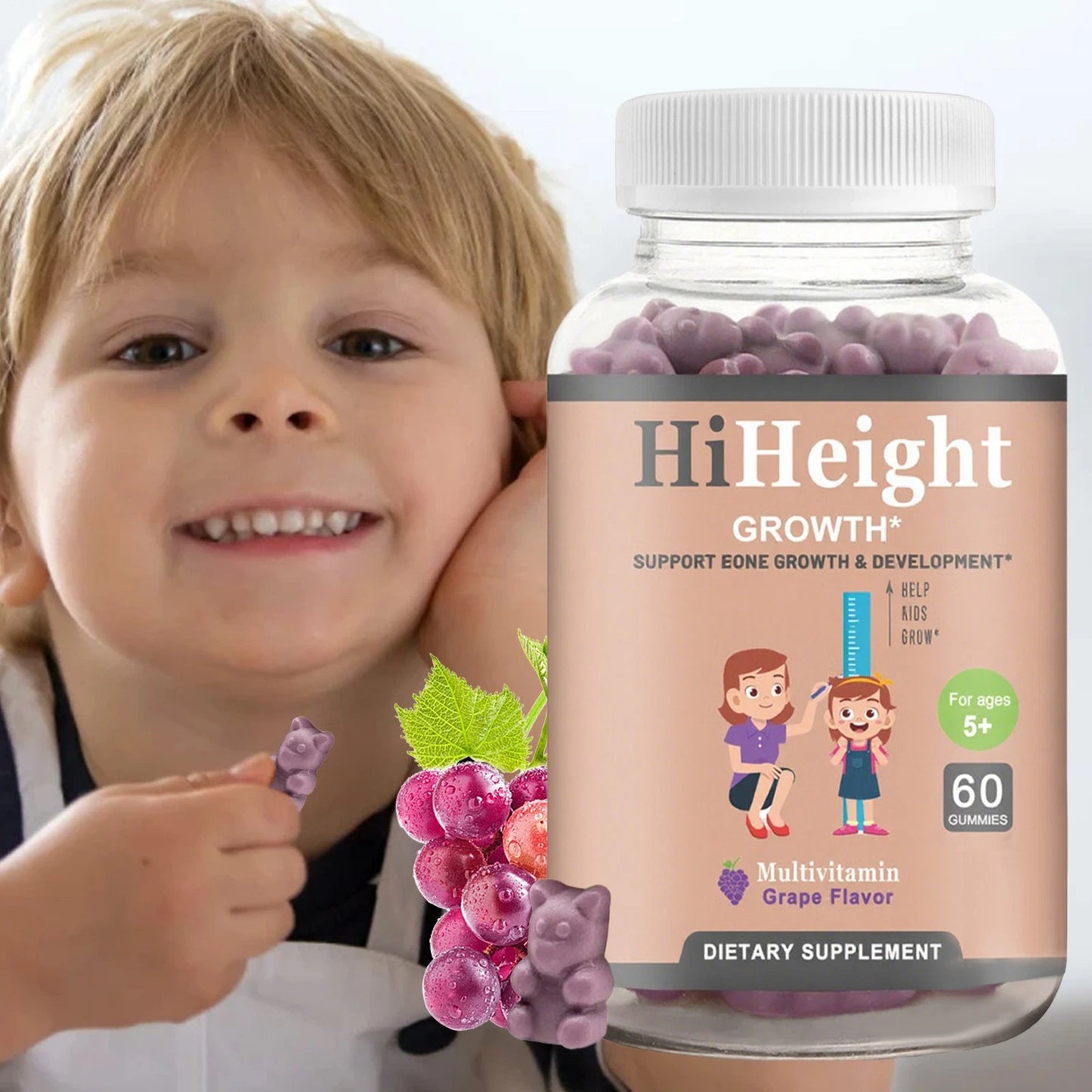 Truheight kids-Gummies de croissance