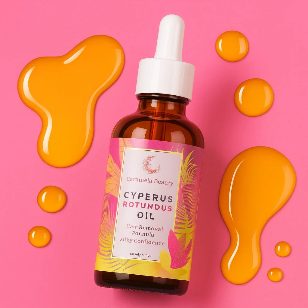 Huile de Cyperus Rotundus -Huile naturelle pour l'épilation et la réduction de la pilosité