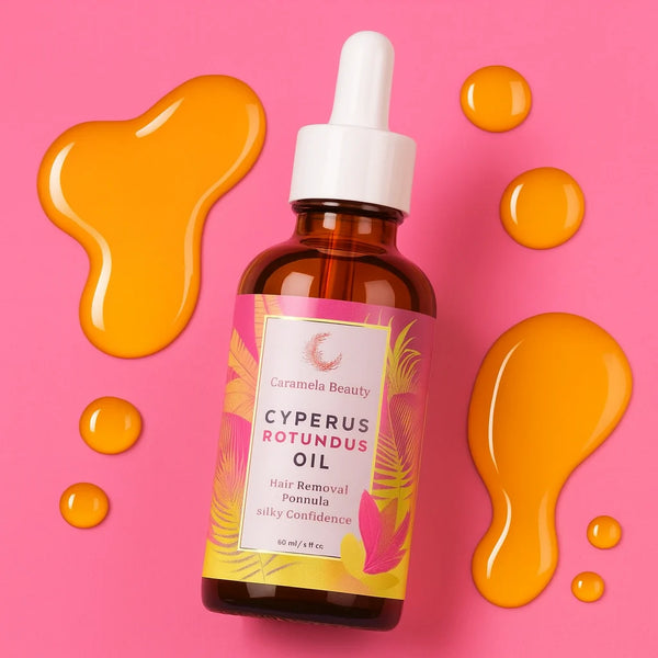 Huile de Cyperus Rotundus -Huile naturelle pour l'épilation et la réduction de la pilosité